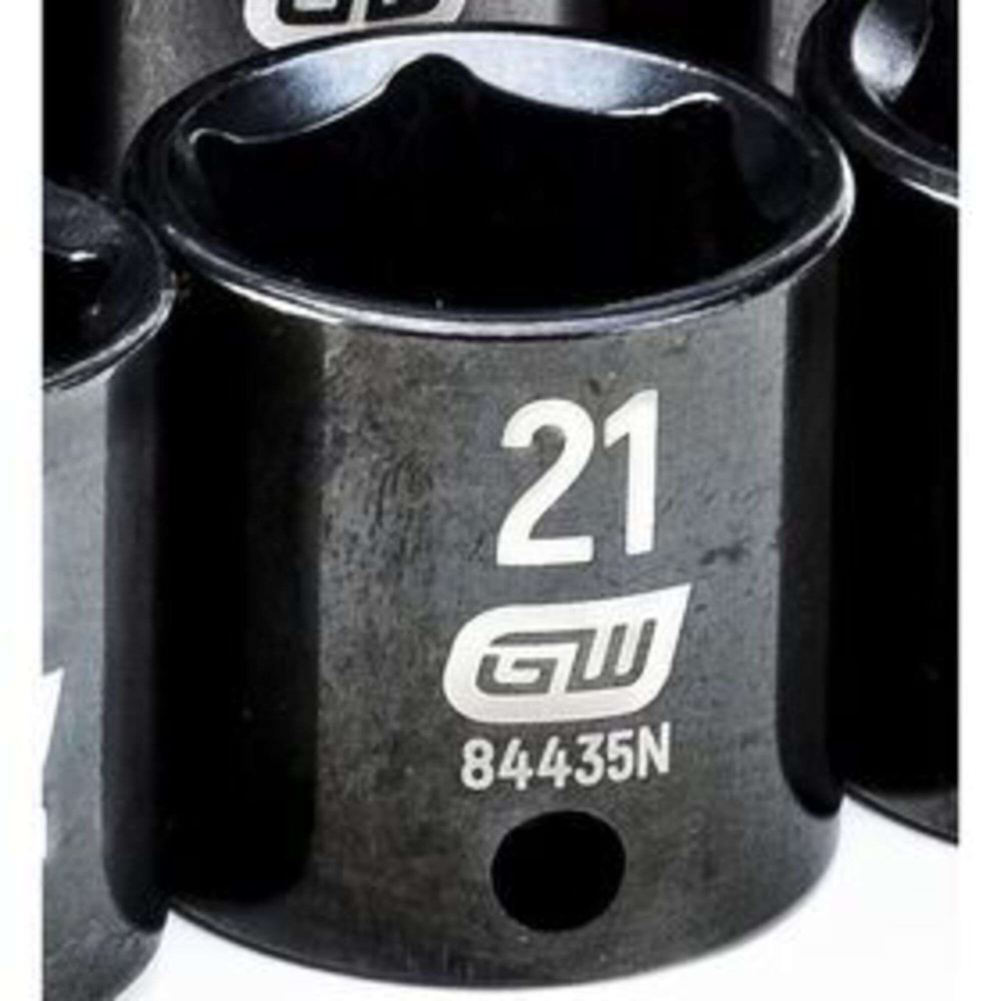 GearWrench Standard Impact Socket — 3/8in. Drive, 21mm, Model# KDT84435N